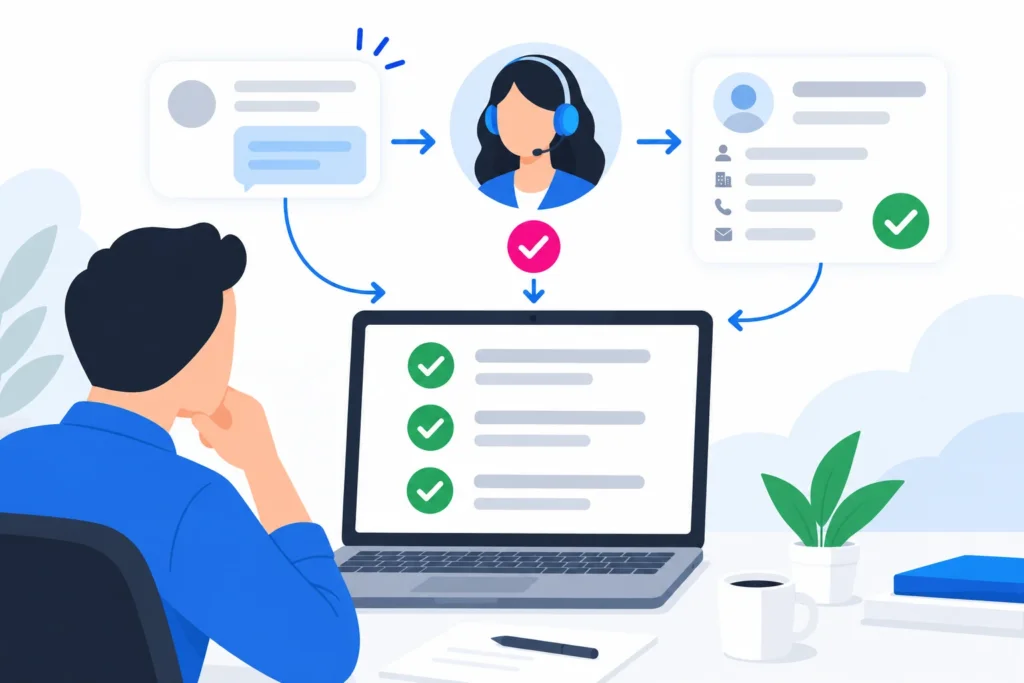 Проверка канала, очереди оператора и карточки CRM перед запуском открытой линии